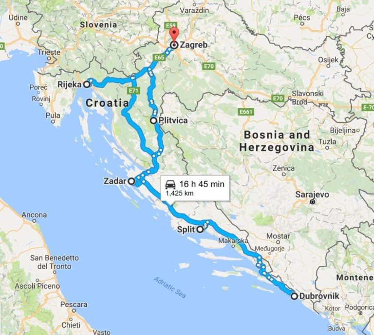 The Best Croatia Road Trip Itinerary In 10 Days | The Restless Worker